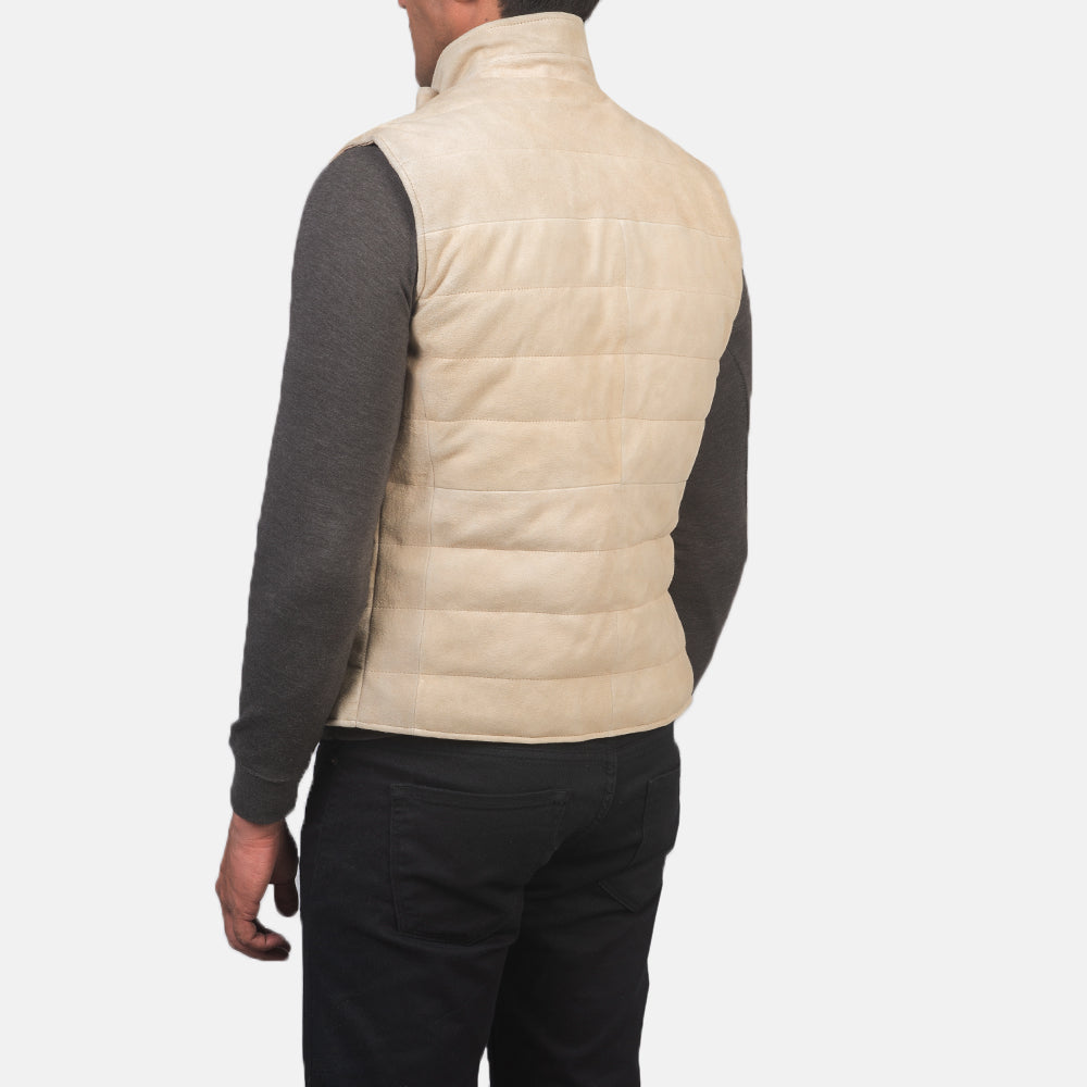 Authentic Goatskin Suede with Suede Finish Grain Texture &amp; Heavy-Duty Seam Stitching Detail