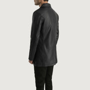 Authentic Cowhide (Lt-071) Leather with Semi-aniline Finish Grain Texture &amp; Heavy-Duty Seam Stitching Detail
