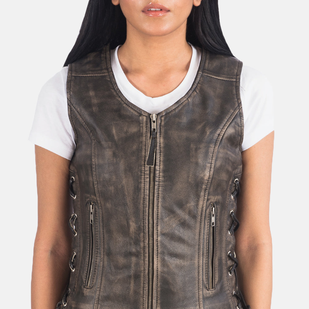 Interior View Showing Quilted Polyester Lining &amp; Dual Inside Utility Storage Pockets