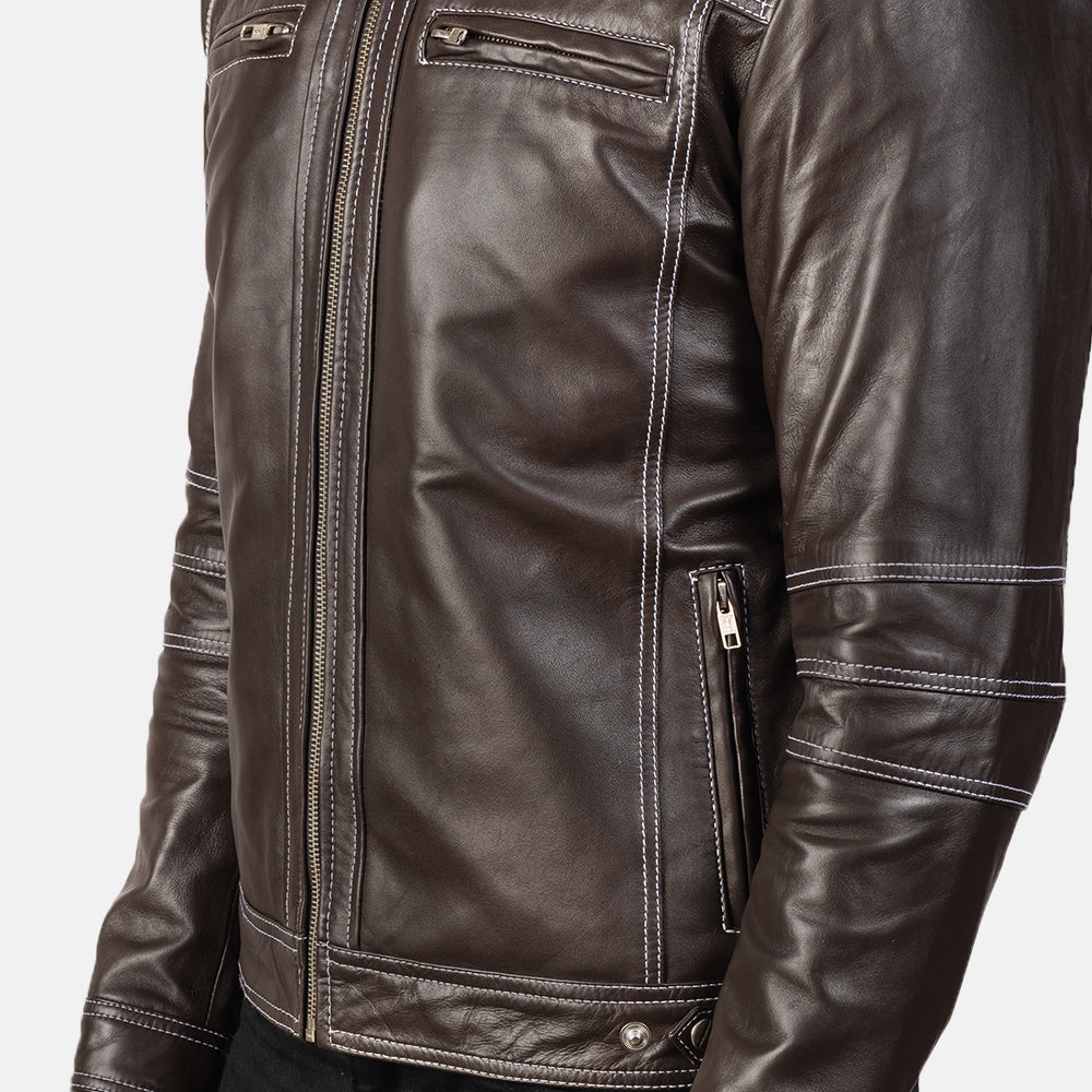 Youngster Leather Biker Jacket – alternate product view 6
