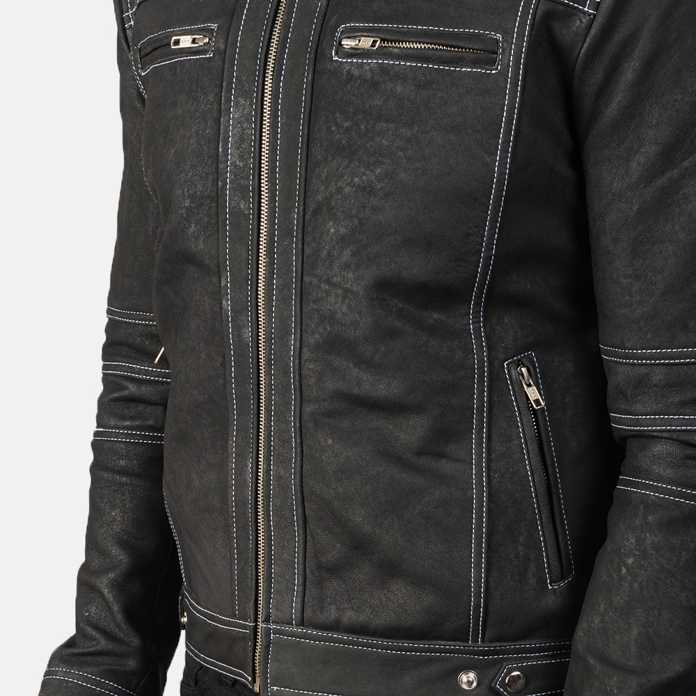 Youngster Leather Biker Jacket – alternate product view 6