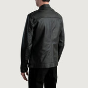 Authentic Sheepskin Leather with Aniline Finish Grain Texture &amp; Heavy-Duty Seam Stitching Detail